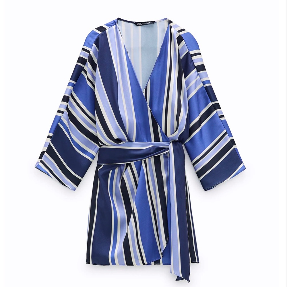 BNWT Zara Striped Jumpsuit Dress